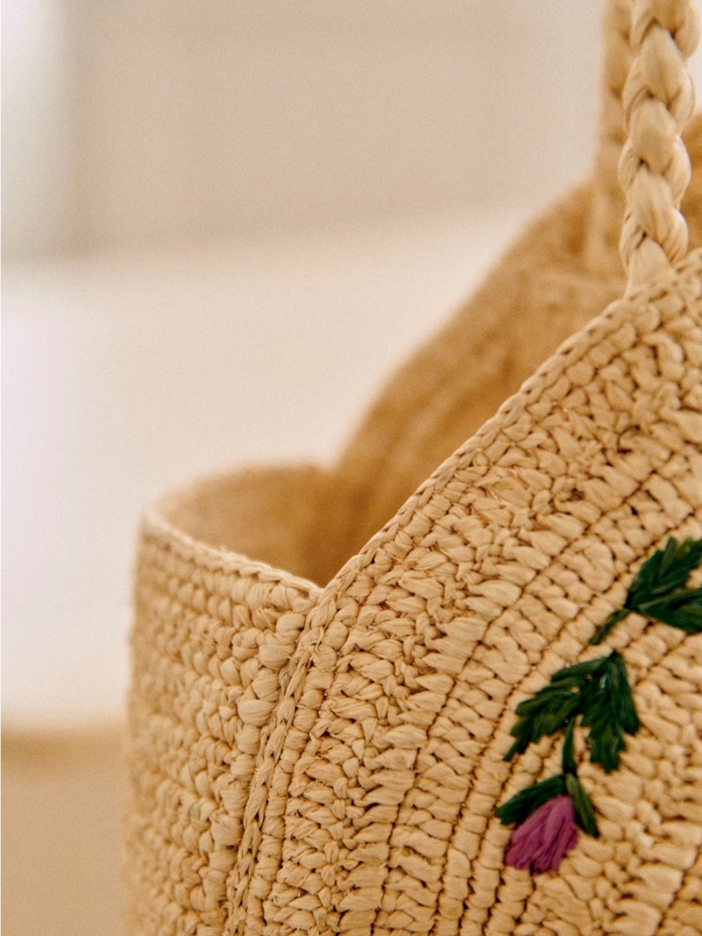 Sézane June Basket Bag - Picture 2 of 4